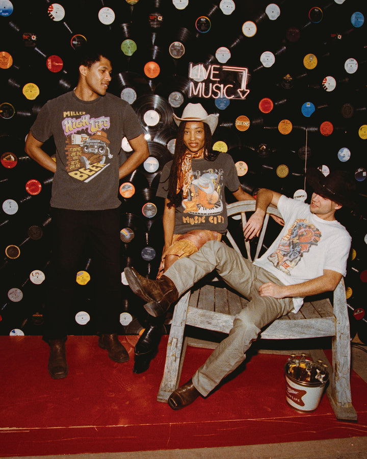 Miller High Life Miller Music Vintage Tee