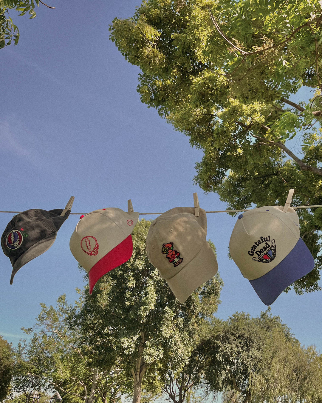 Grateful Dead Red Skull Hat