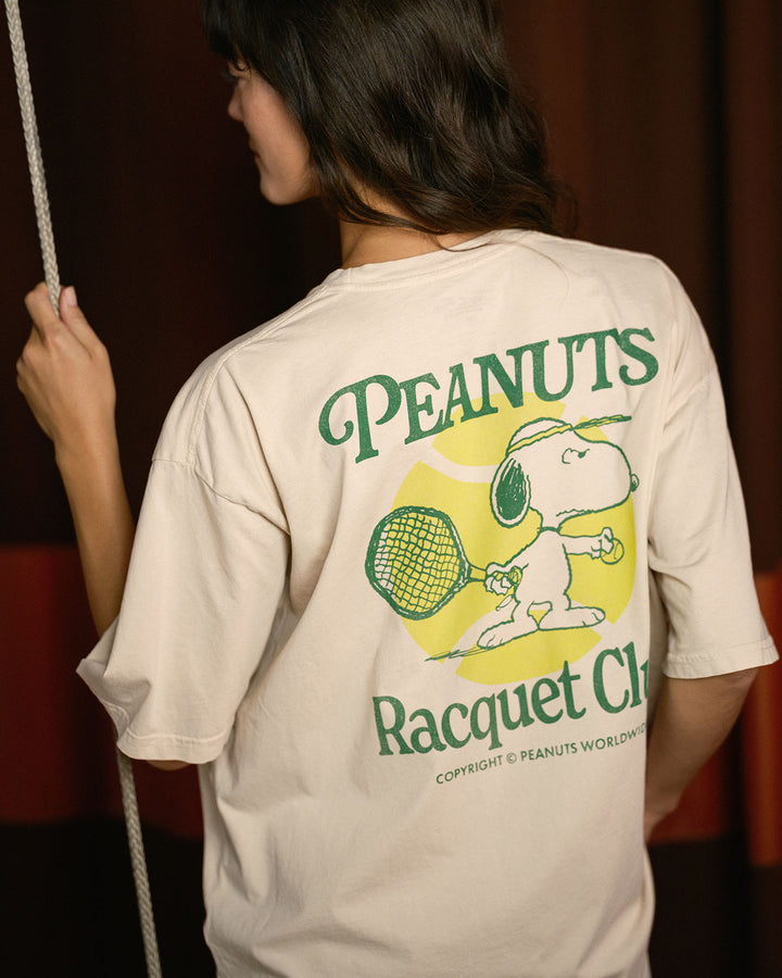 Peanuts Racquet Club Oversized Tee
