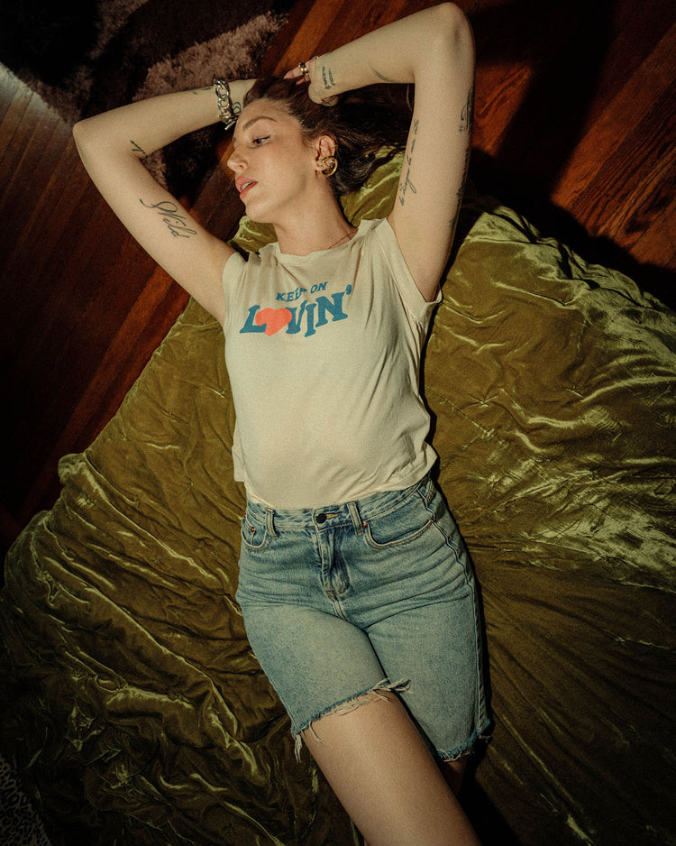 Women's Keep on Lovin Vintage Tissue Tank