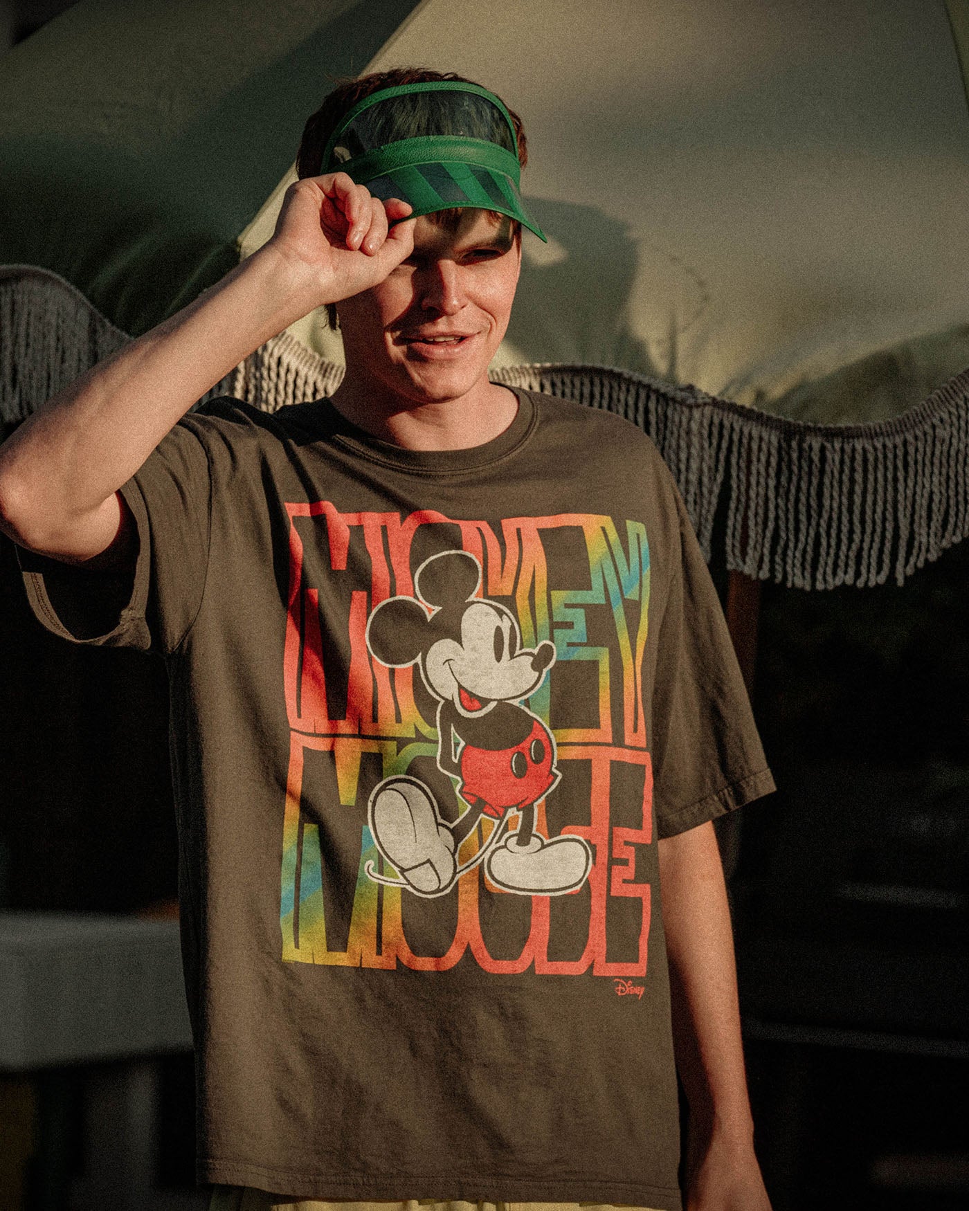 Mickey Mouse Gradient Oversized Tee – Junk Food Clothing