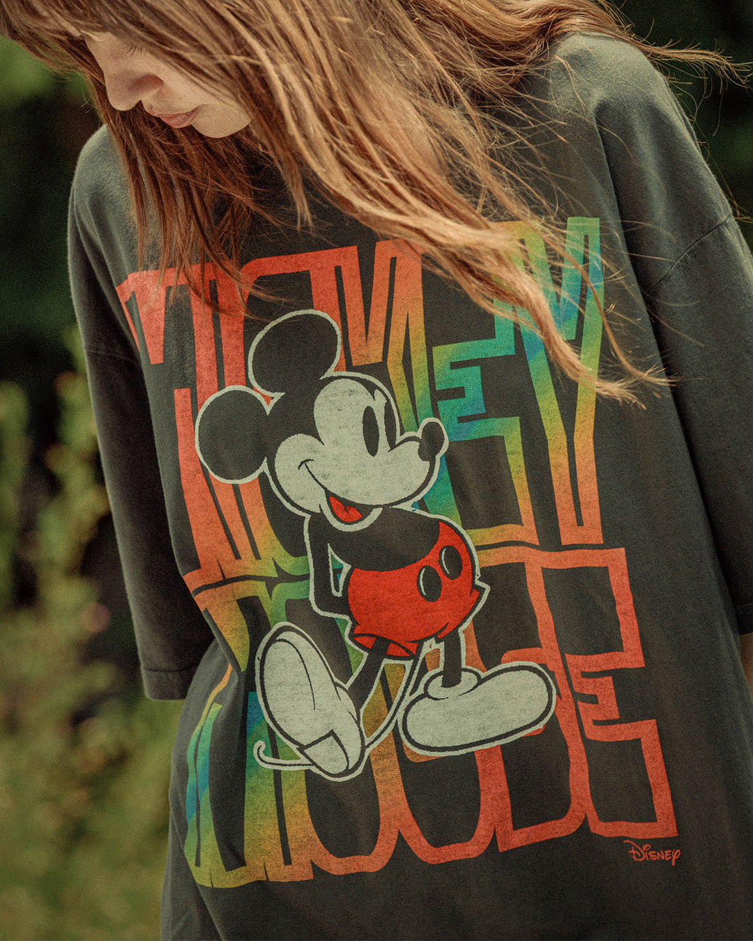 Mickey Mouse Gradient Oversized Tee