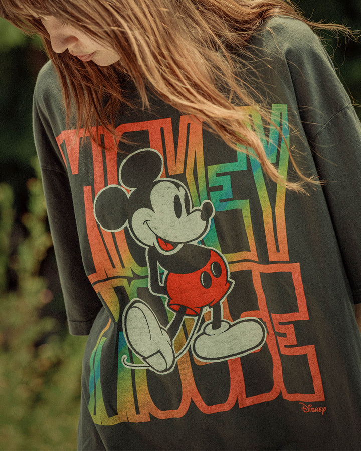 Mickey Mouse Gradient Oversized Tee