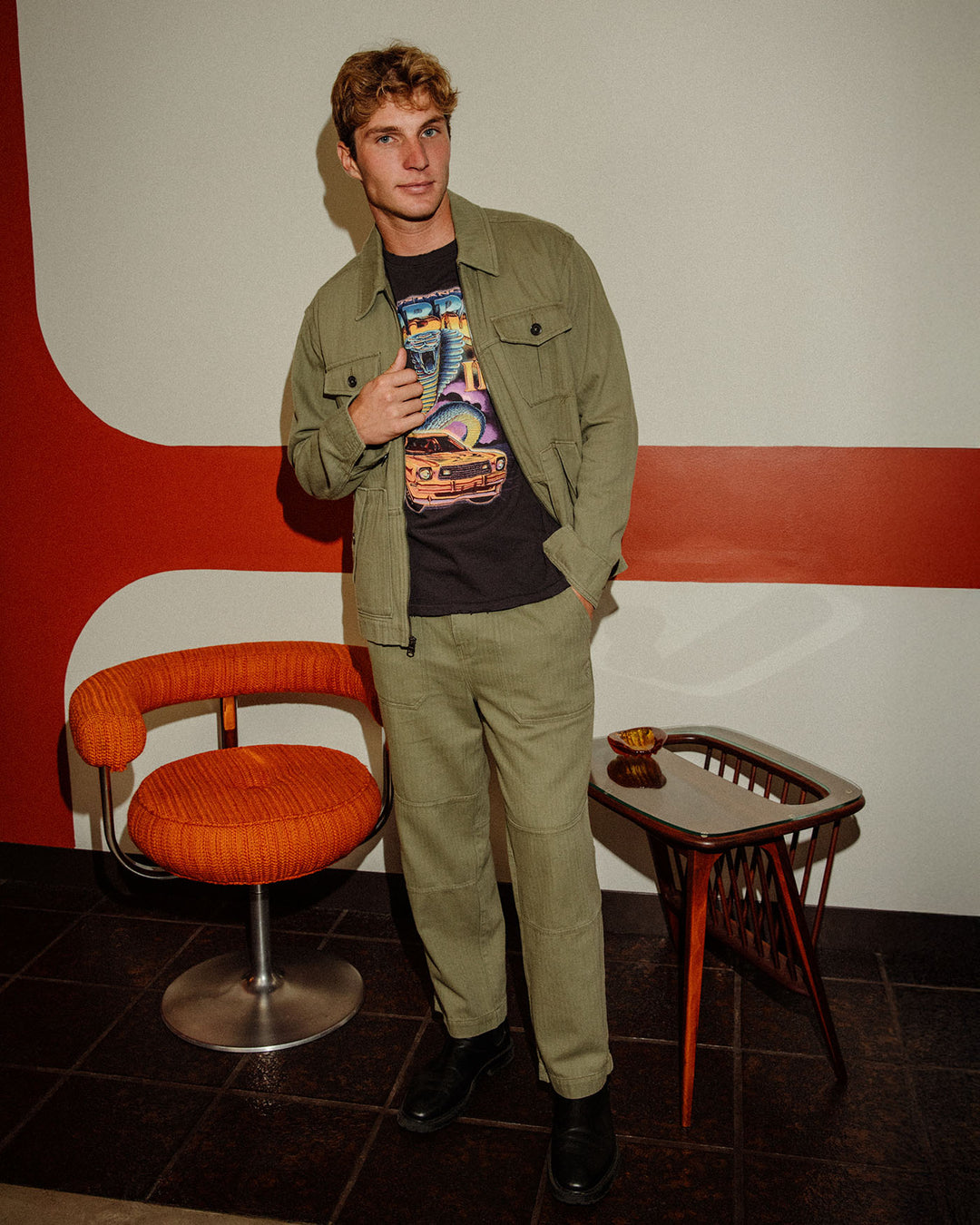 Unisex Utility Straight Twill Pant