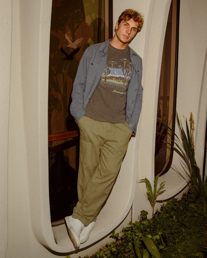 Unisex Washed Twill Work Shirt