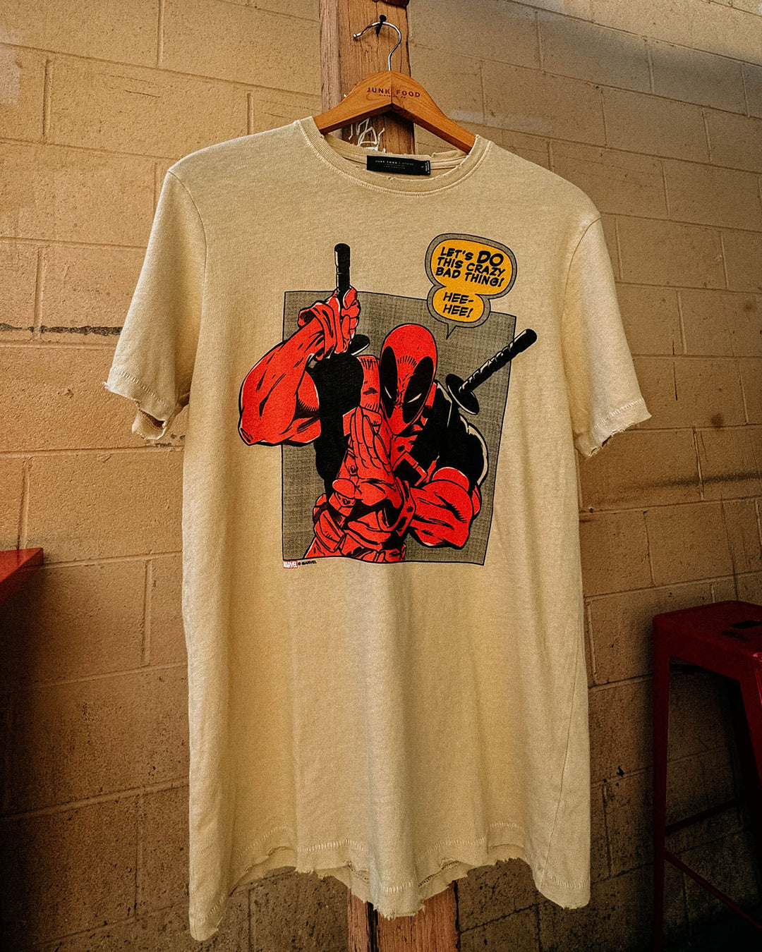 Deadpool Let's Do This Vintage Tee