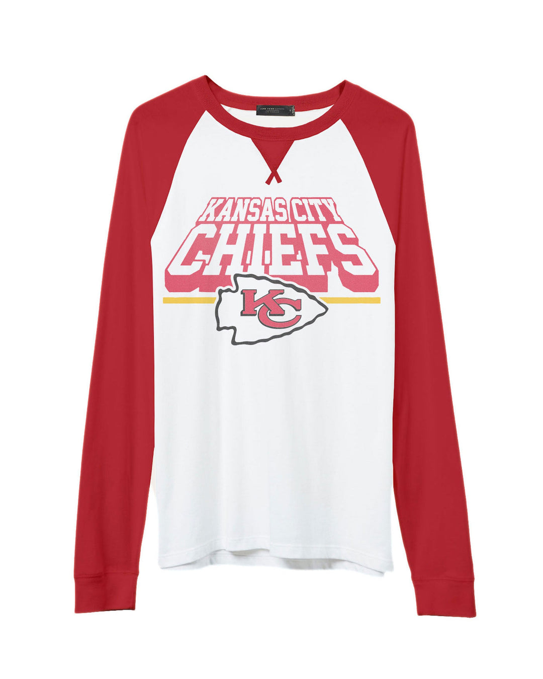 NFL Kansas City Chiefs Colorblock Long Sleeve Raglan