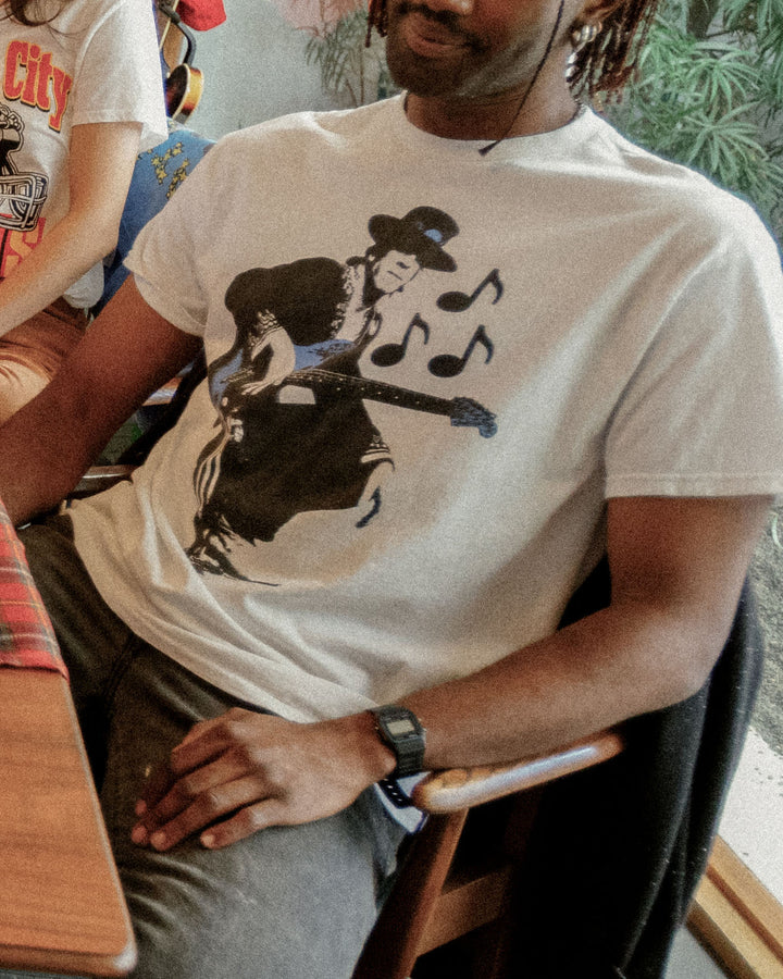 Stevie Ray Vaughan Guitar Flea Market Tee