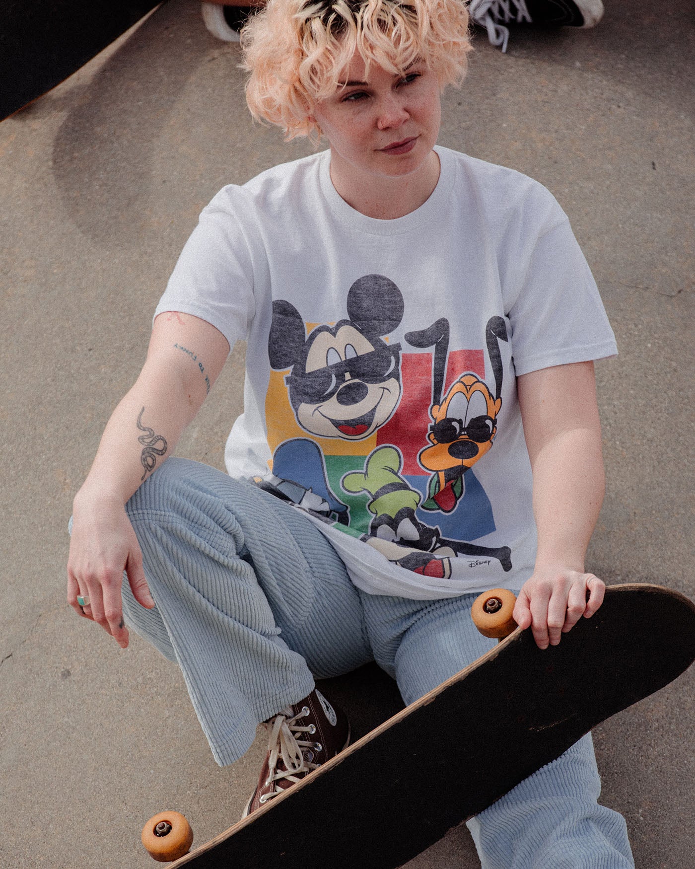 Mickey N Friends Too Cool Flea Market Tee – Junk Food Clothing