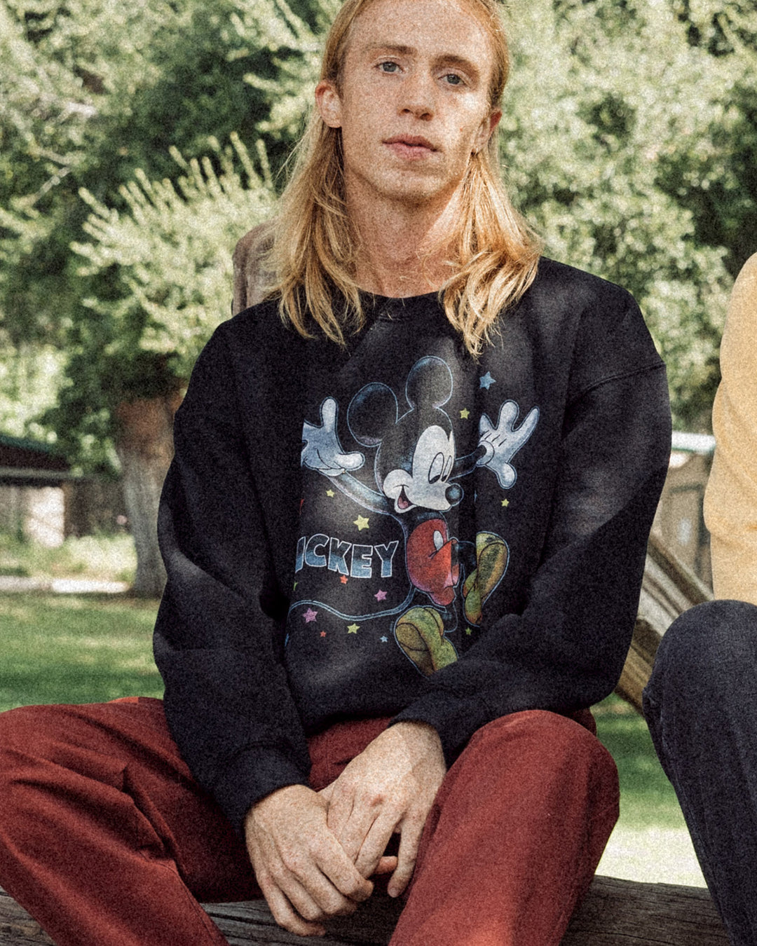 Mickey Stars Flea Market Crew Fleece