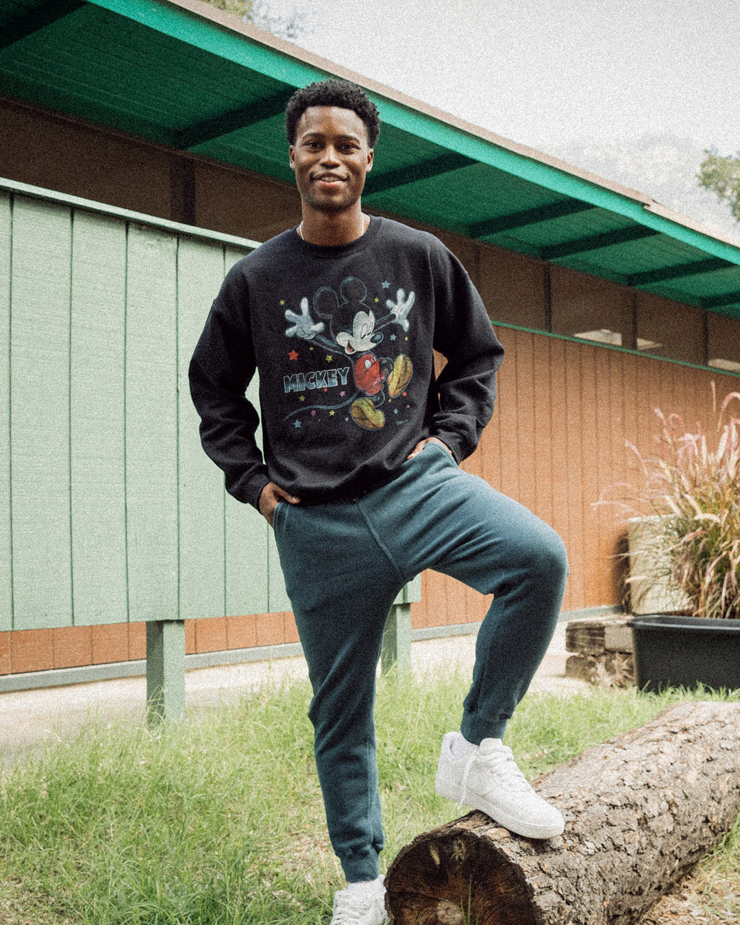 Mickey Stars Flea Market Crew Fleece