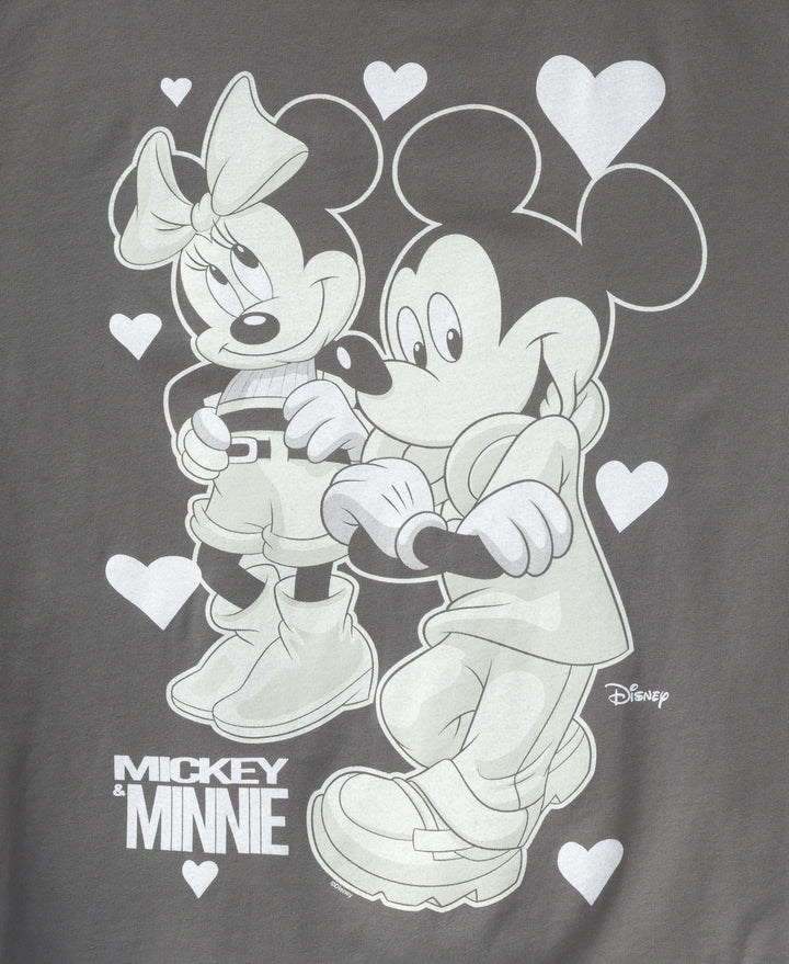 Mickey and Minnie Hearts Oversized Tee