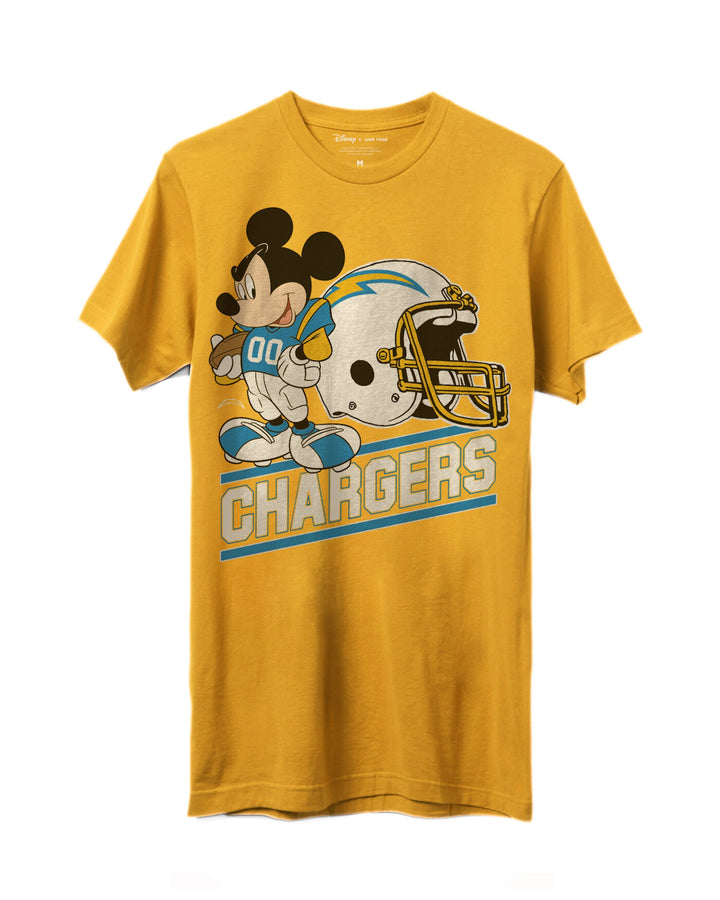 Chargers Disney Mickey Came to Play Fan Tee