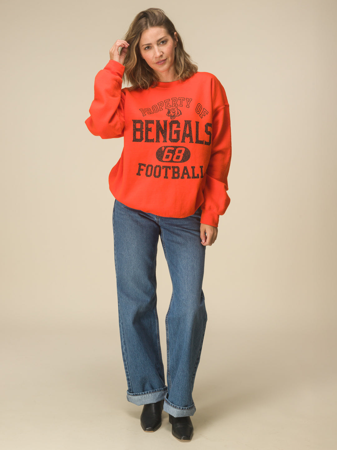 Cincinnati Bengals Property Flea Market Crew Fleece