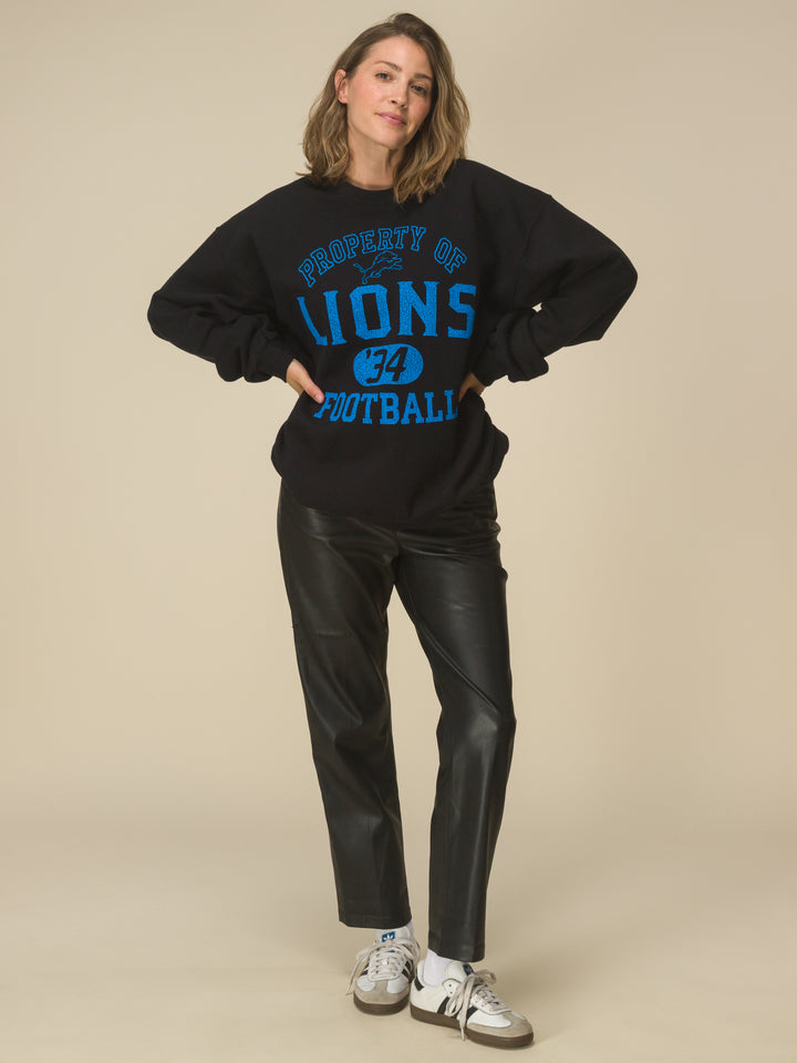 Detroit Lions Property Flea Market Crew Fleece