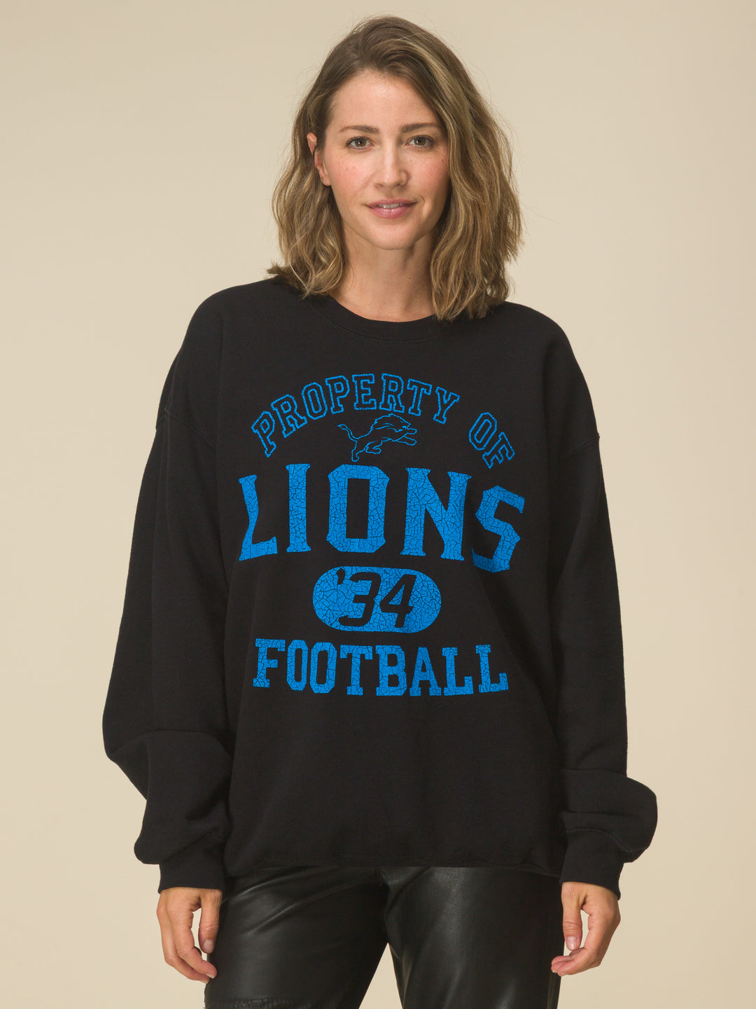 Detroit Lions Property Flea Market Crew Fleece