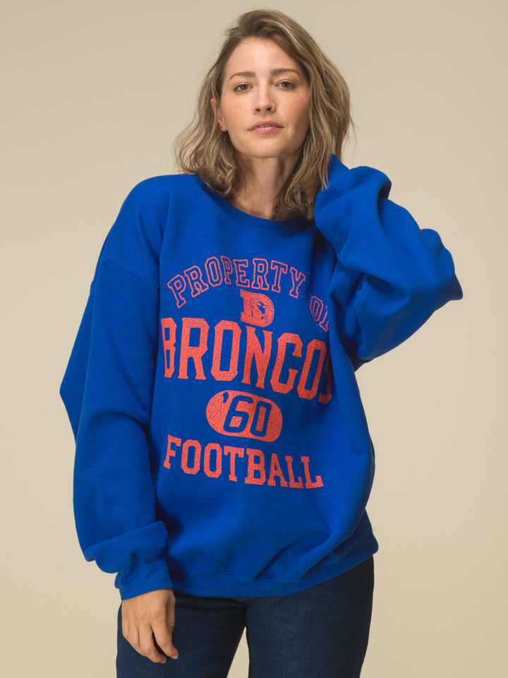Denver Broncos Property Flea Market Crew Fleece