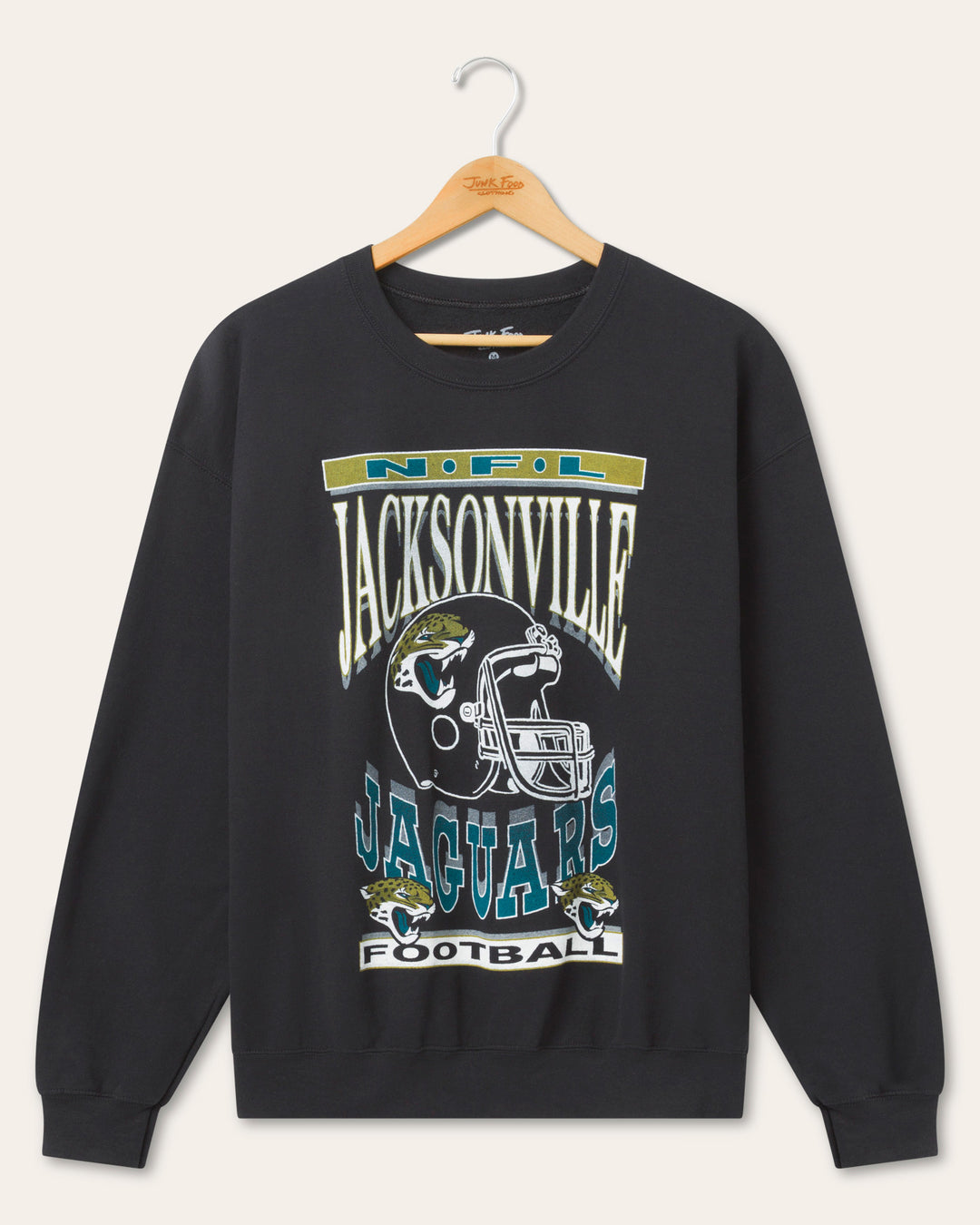 Jacksonville Jaguars Helmet Crew Fleece