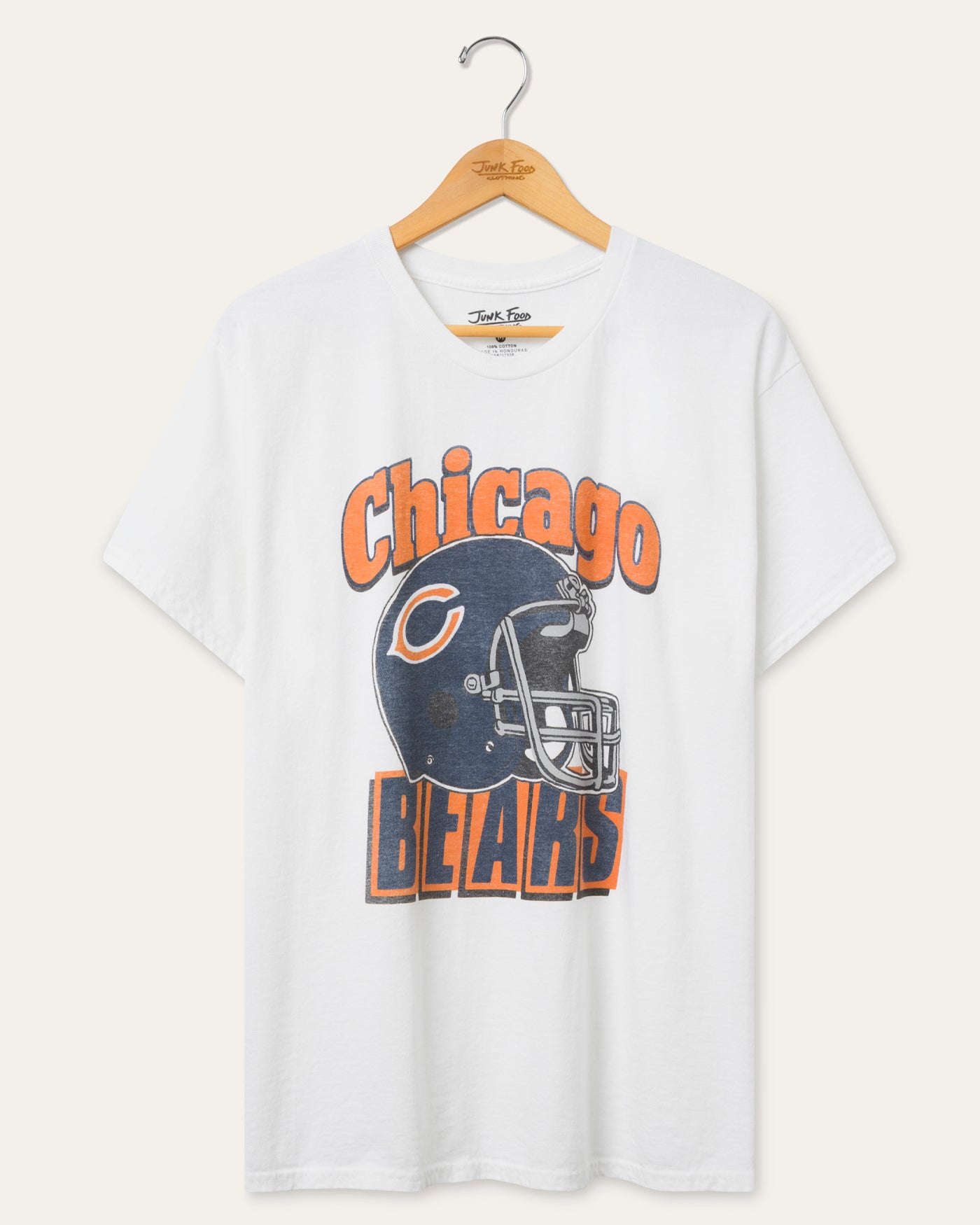 Chicago Bears Throwback Helmet Flea Market Tee