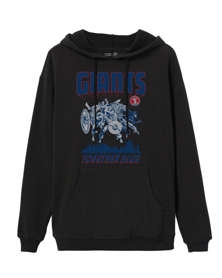 NY Giants x Marvel The Avengers Together Blue Hoodie