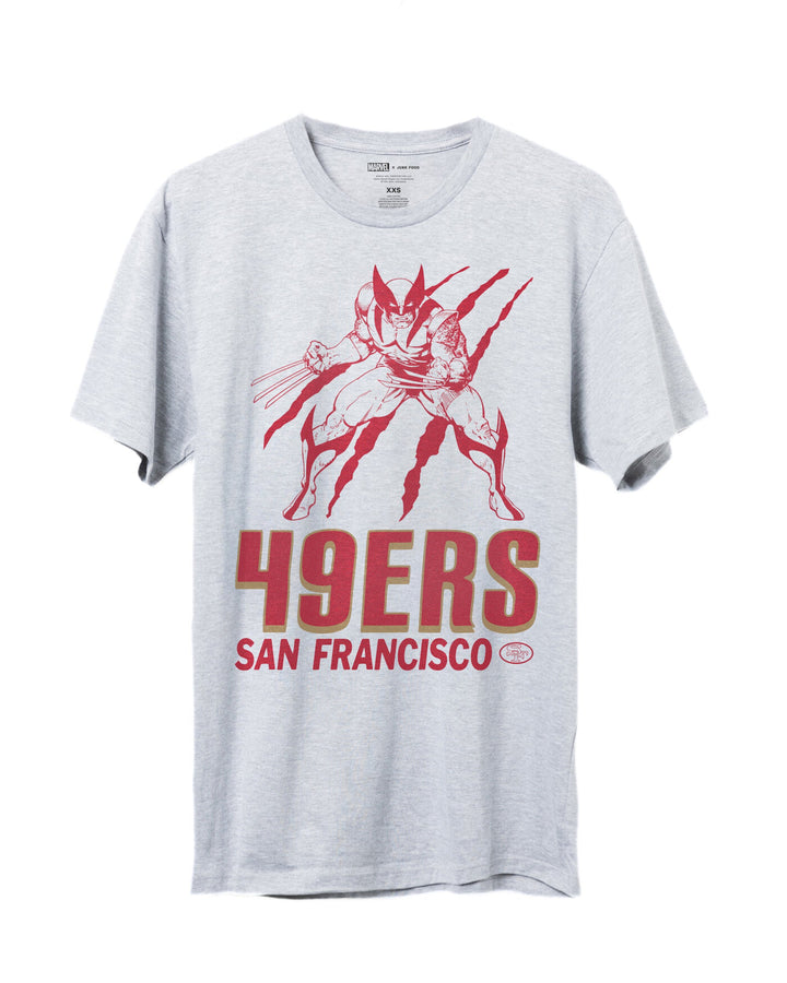 49ers Marvel Wolverine Slash Tee