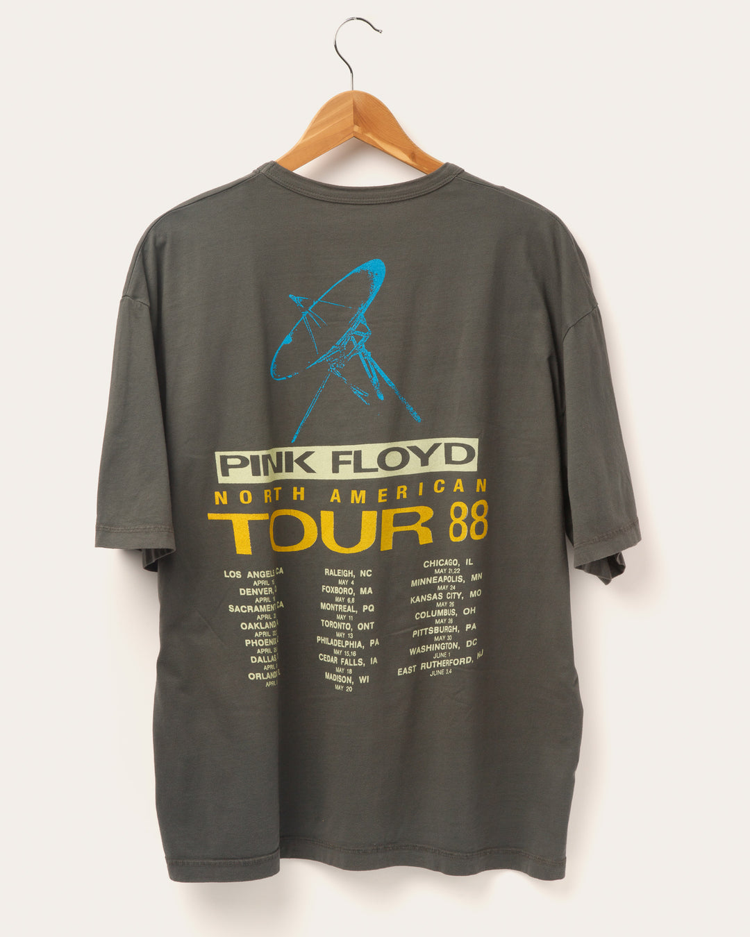 Pink Floyd North American Tour &#39;88 Jersey Tee
