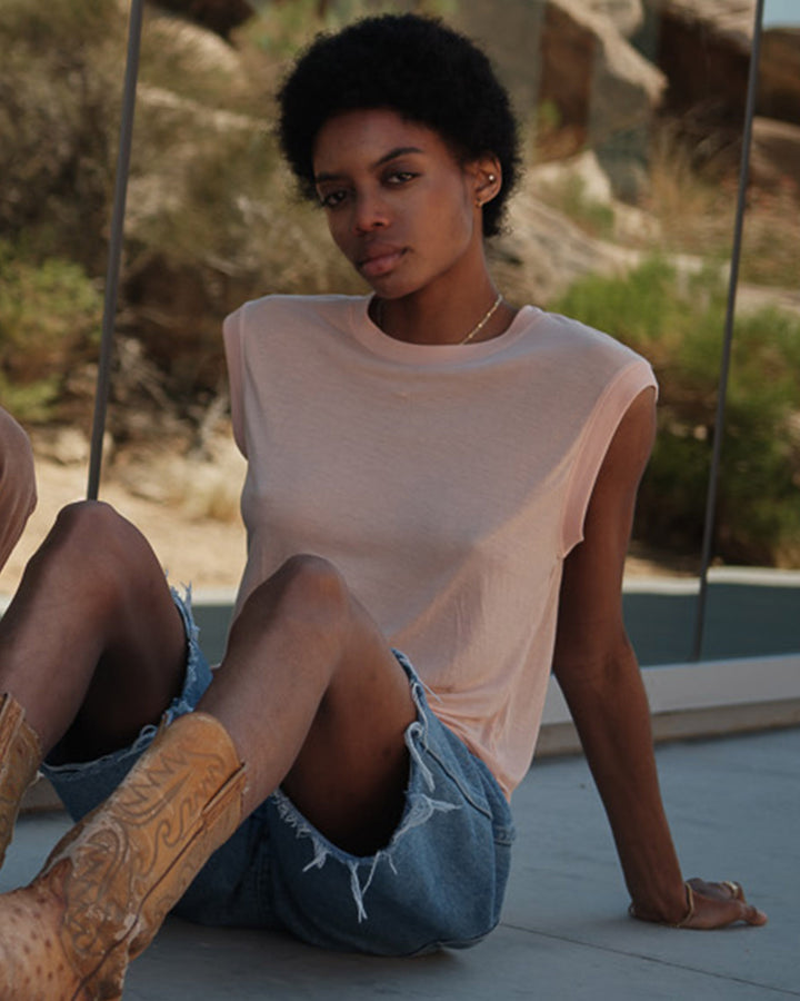 Women's Vintage Tissue Muscle Tank