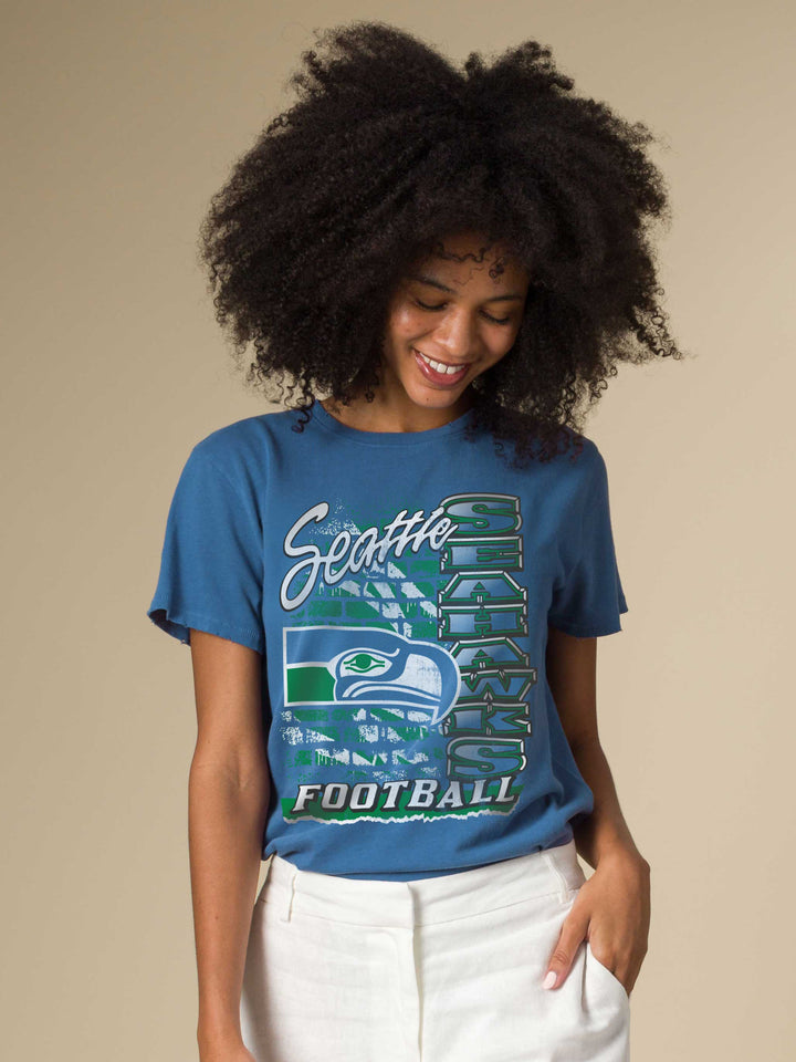 Women's Seattle Seahawks Brick Vintage Tee