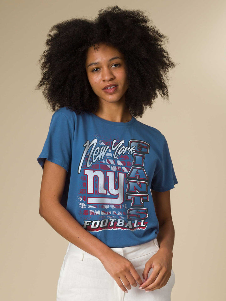 Women's New York Giants Brick Vintage Tee