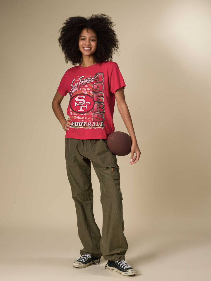 Women's San Francisco 49ers Brick Vintage Tee
