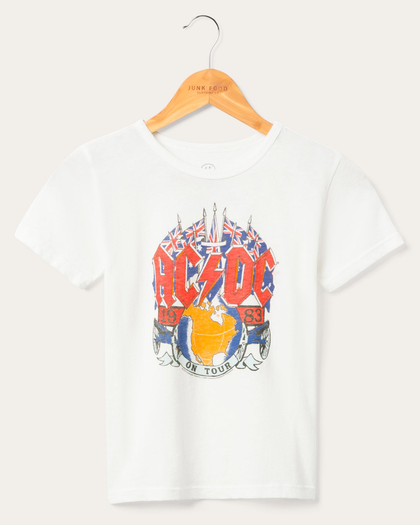 Kids AC/DC 1983 On Tour Tee – Junk Food Clothing