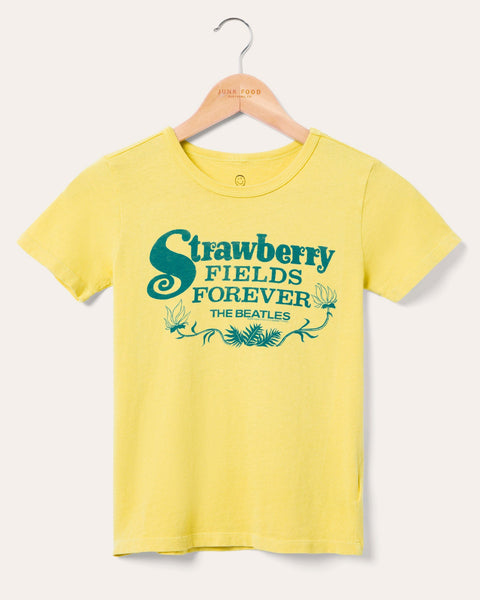 Kids The Beatles Strawberry Fields Tee – Junk Food Clothing