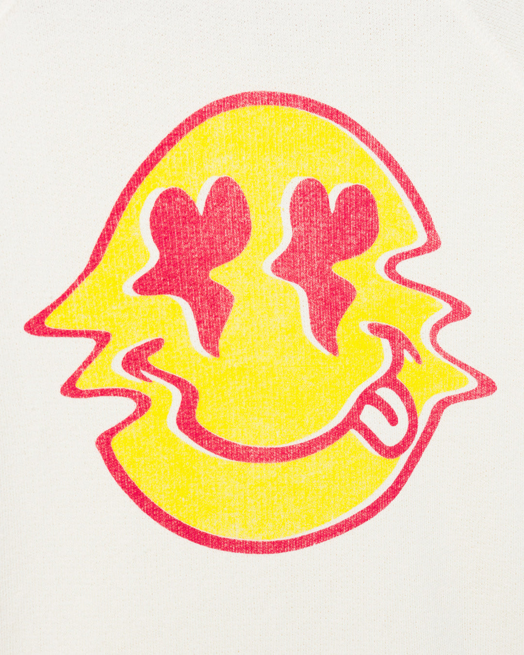 Kids Heart Eyed Smiley Raglan Fleece