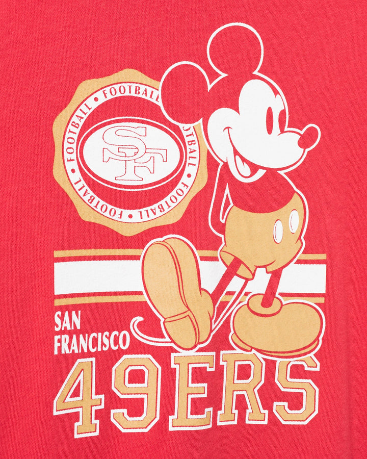 Kids San Francisco 49ers Mickey Crest Tee