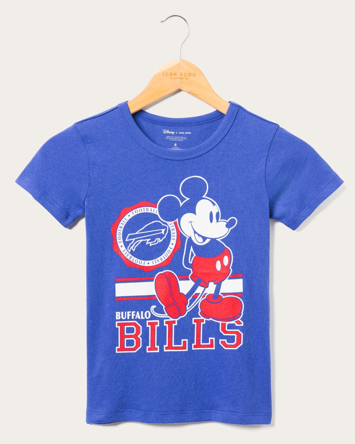 Kids Buffalo Bills Mickey Crest Tee