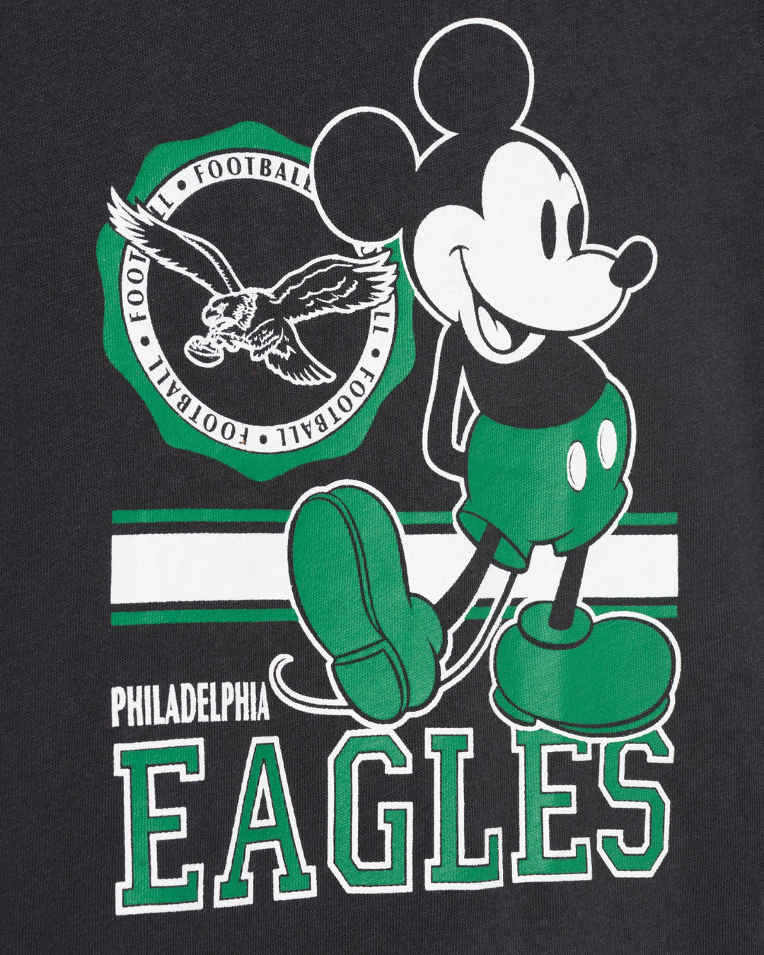 Kids Philadelphia Eagles Mickey Crest Tee