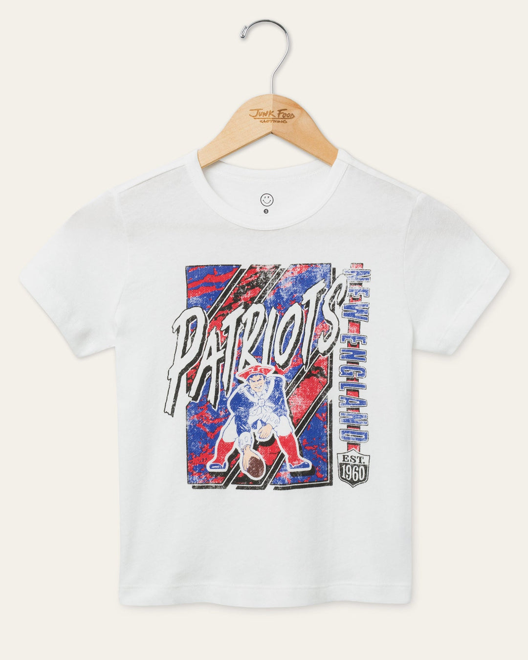new england patriots gear Kids New England Patriots Icon Tee – Junk Food Clothing
