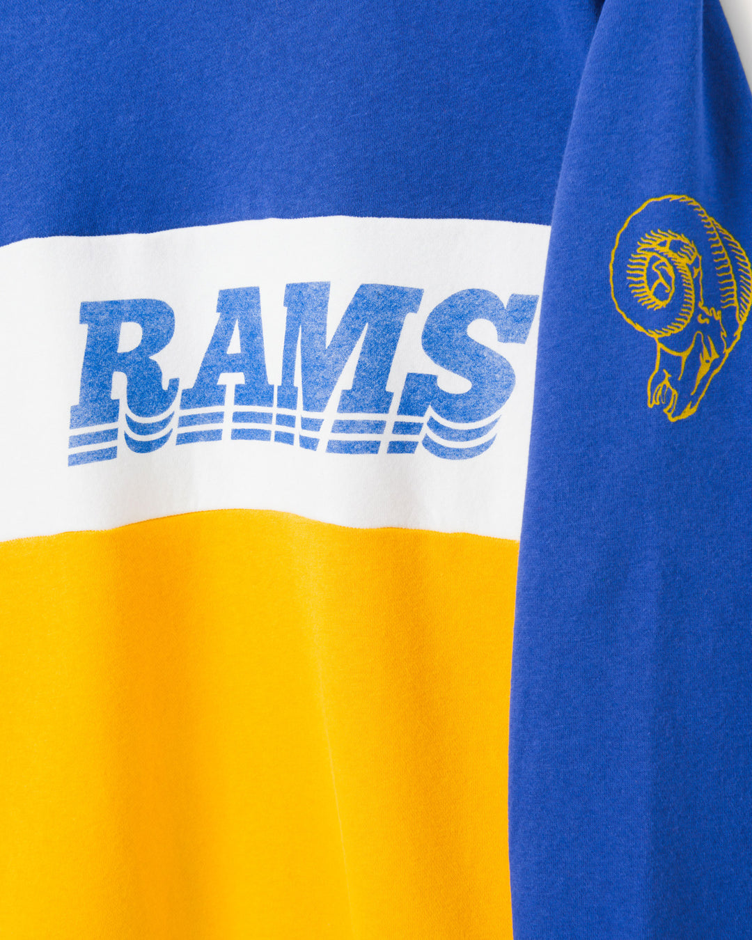 Los Angeles Rams Color Block Crew Fleece