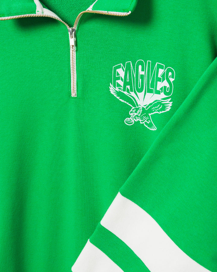 Philadelphia Eagles Vintage Quarter Zip