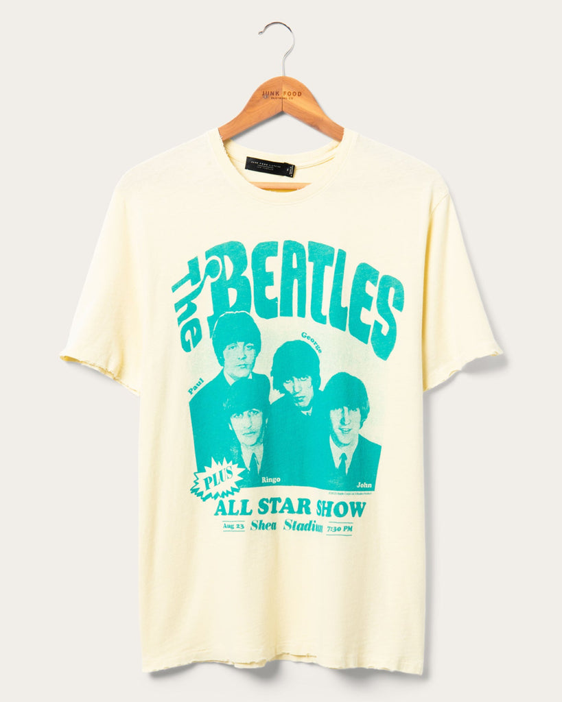 The Beatles All Star Show Vintage Tee – Junk Food Clothing