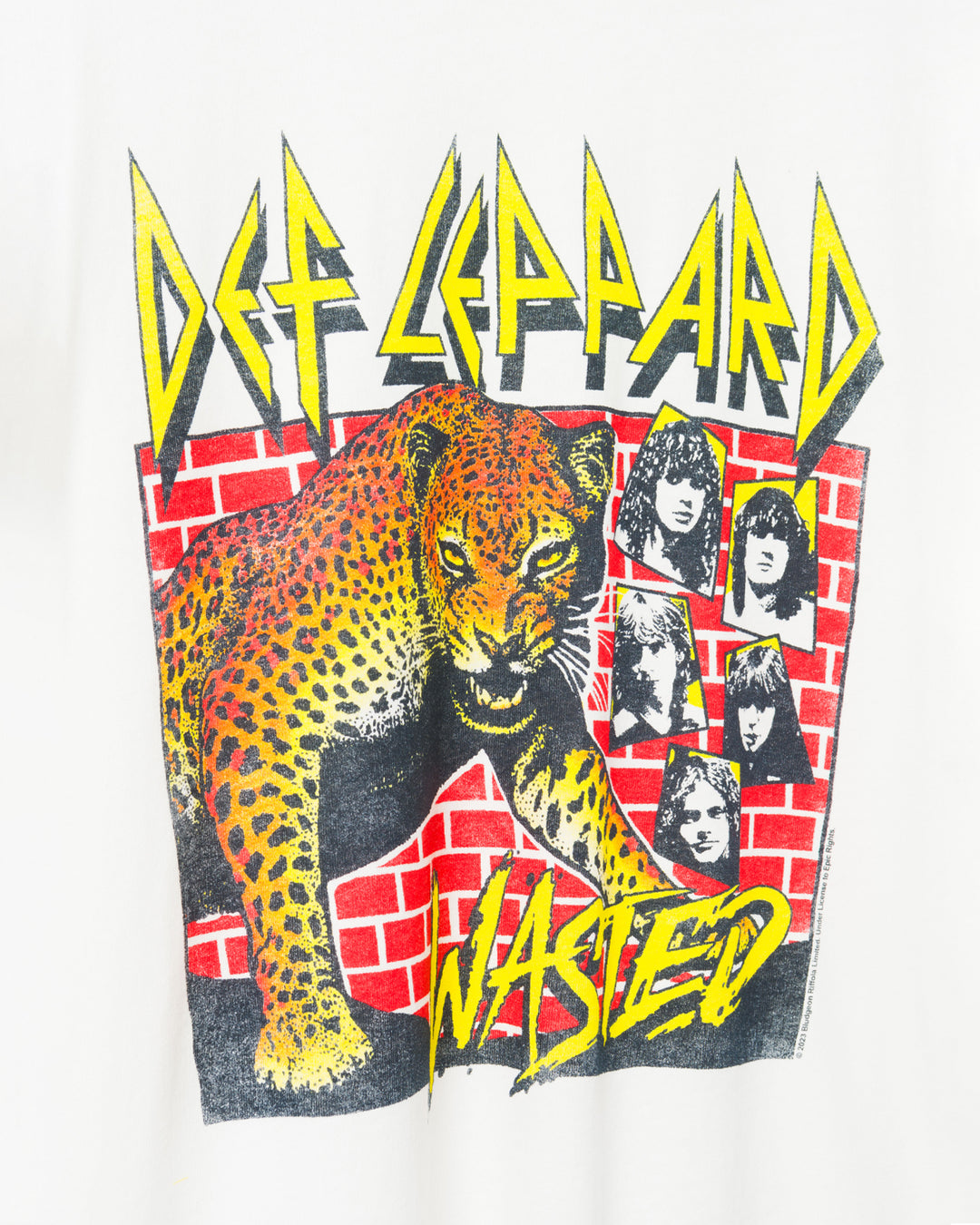 Def Leppard Wasted Vintage Tee