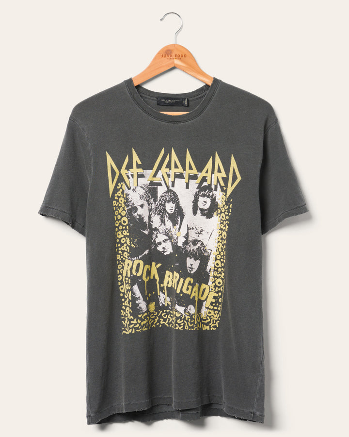 Def Leppard Rock Brigade Vintage Tee