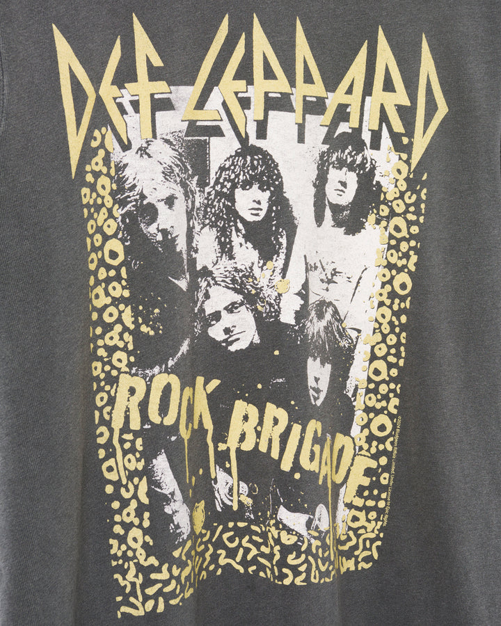 Def Leppard Rock Brigade Vintage Tee