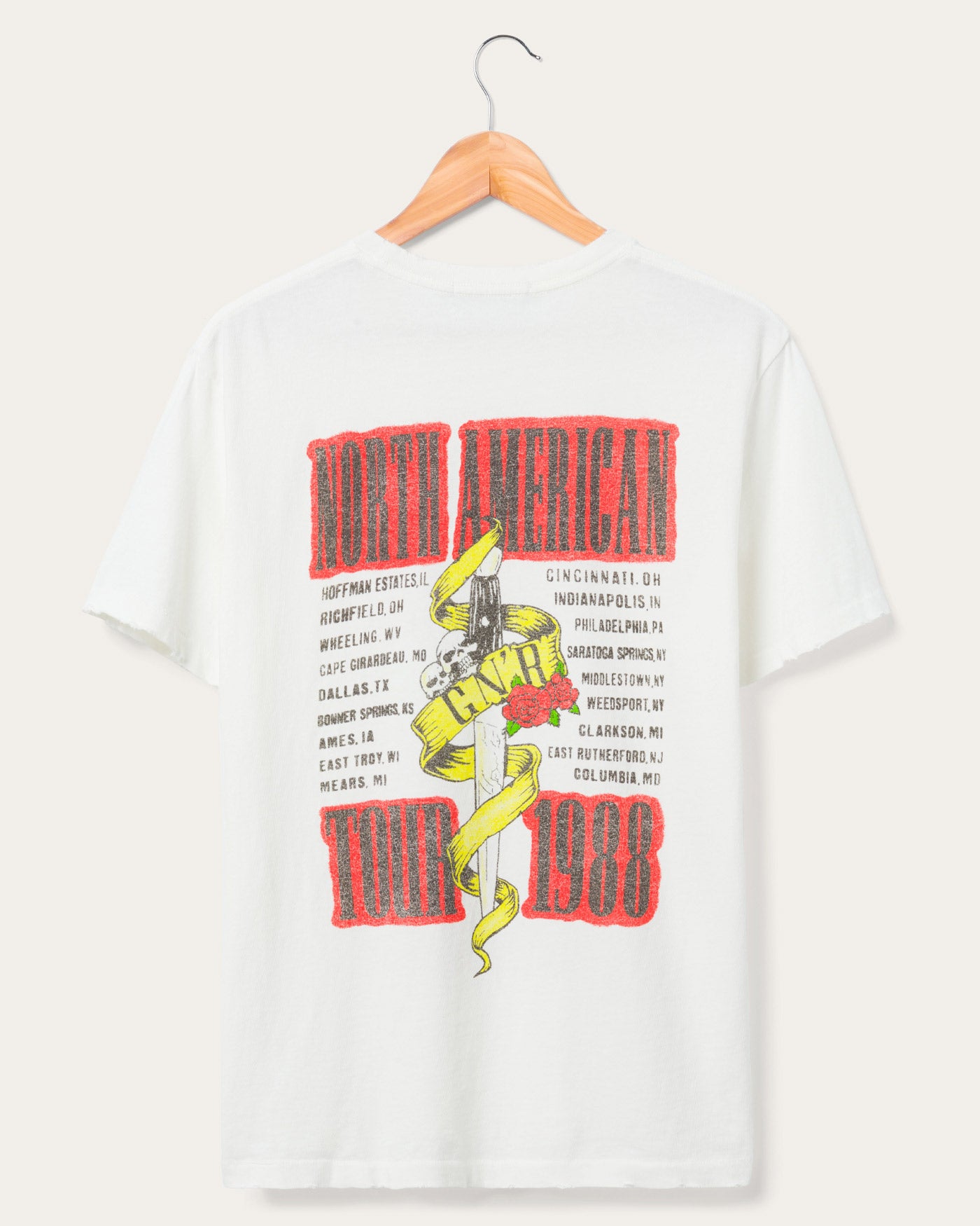 Guns N' Roses American Tour Vintage Tee – Junk Food Clothing