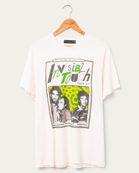 Genesis Invisible Touch Tour '87 Vintage Tee – Junk Food Clothing