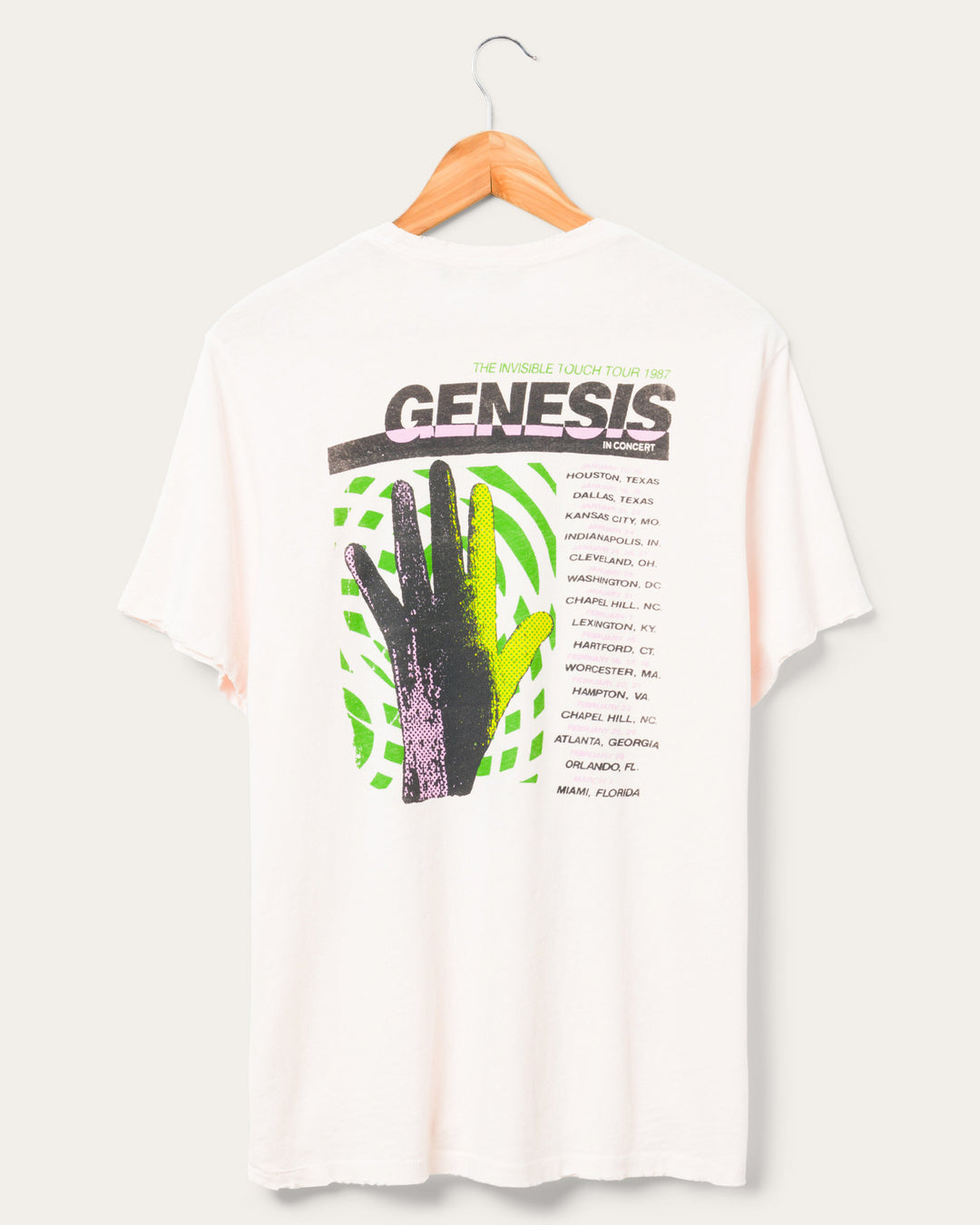 Genesis Invisible Touch Tour '87 Vintage Tee