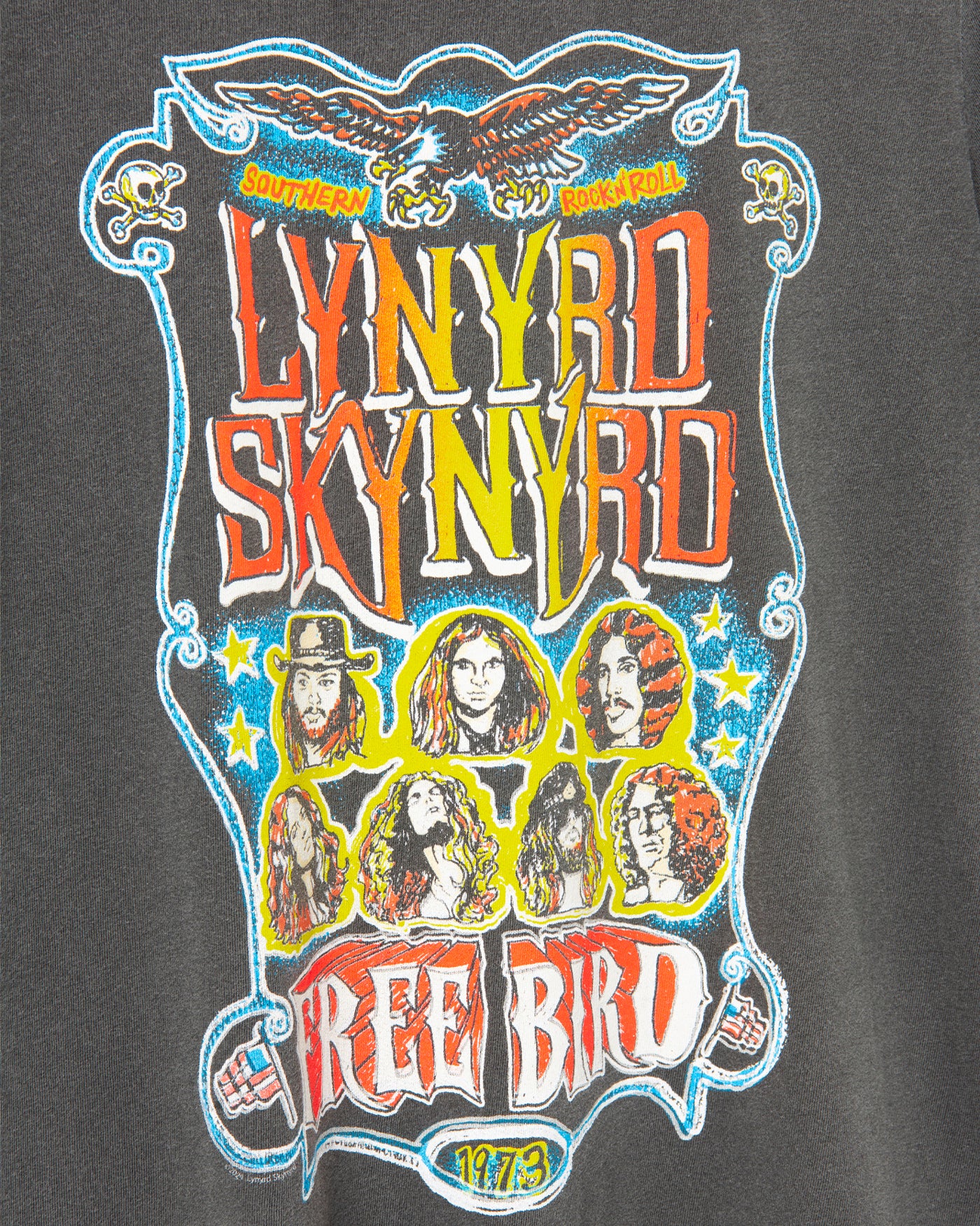 Lynyrd Skynyrd Free Bird Vintage Tee – Junk Food Clothing