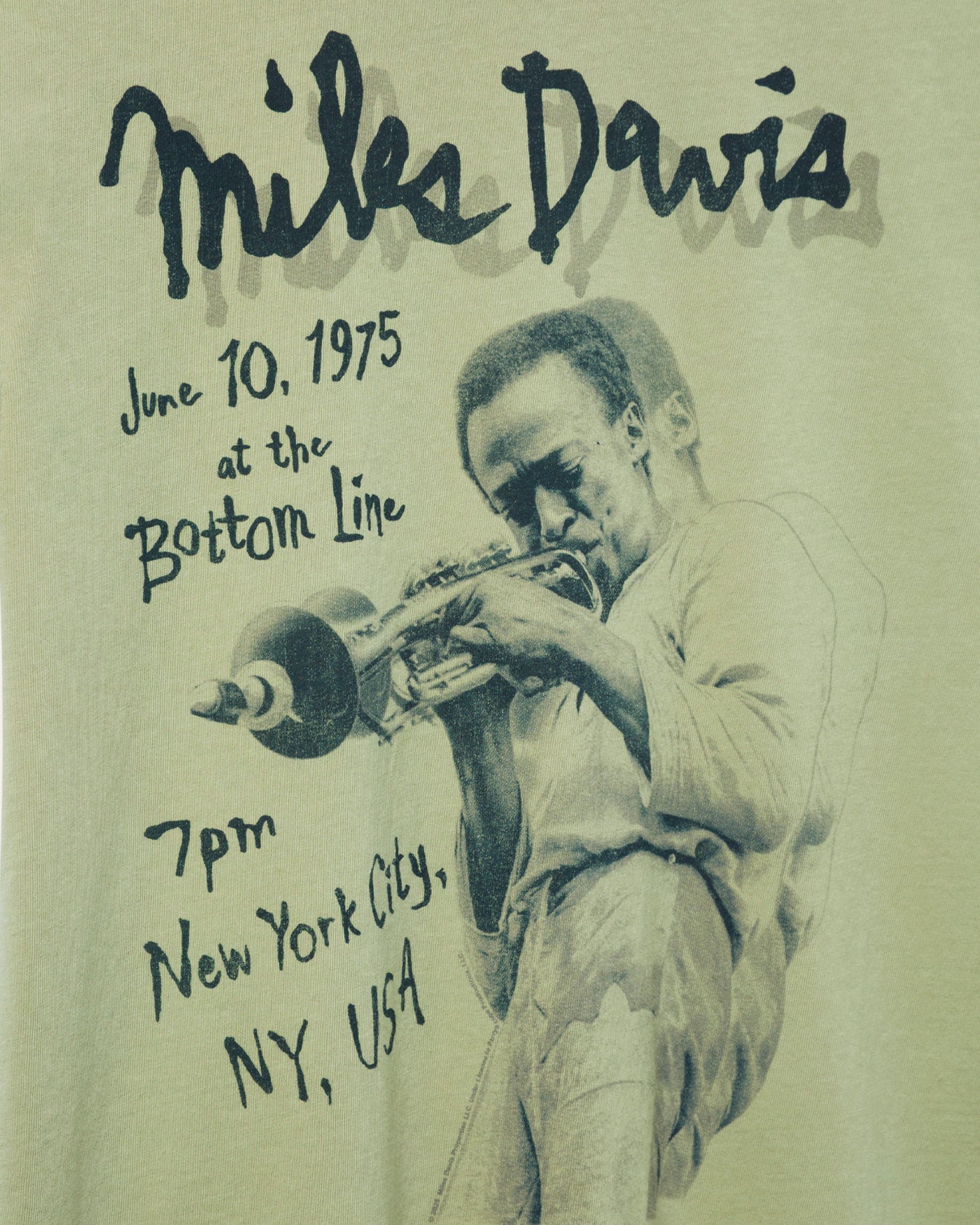 Miles Davis New York City Vintage Tee – Junk Food Clothing