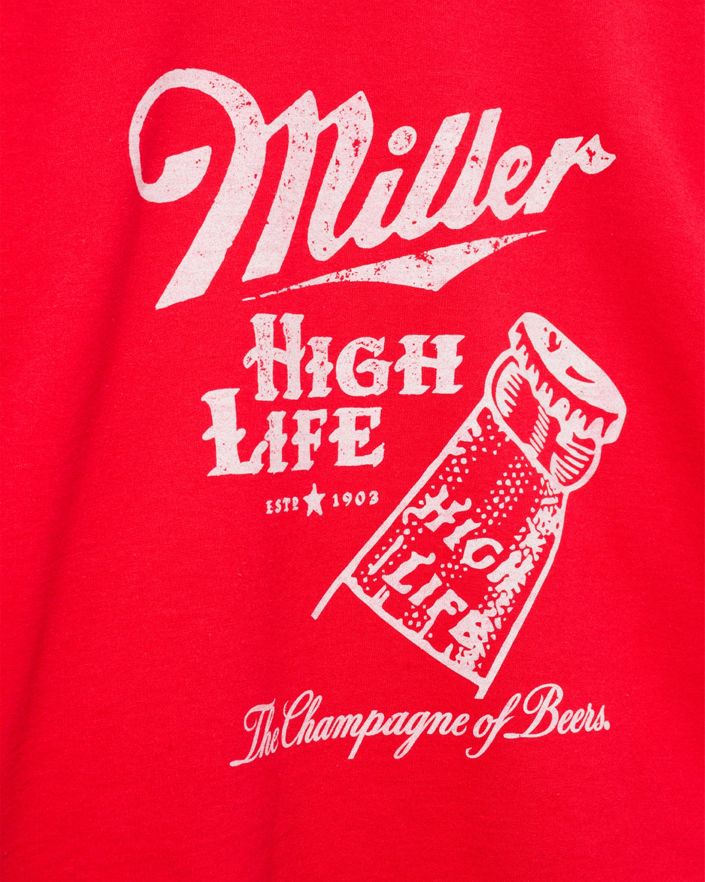 Miller High Life 120th Anniversary Sketch Flea Market Fleece