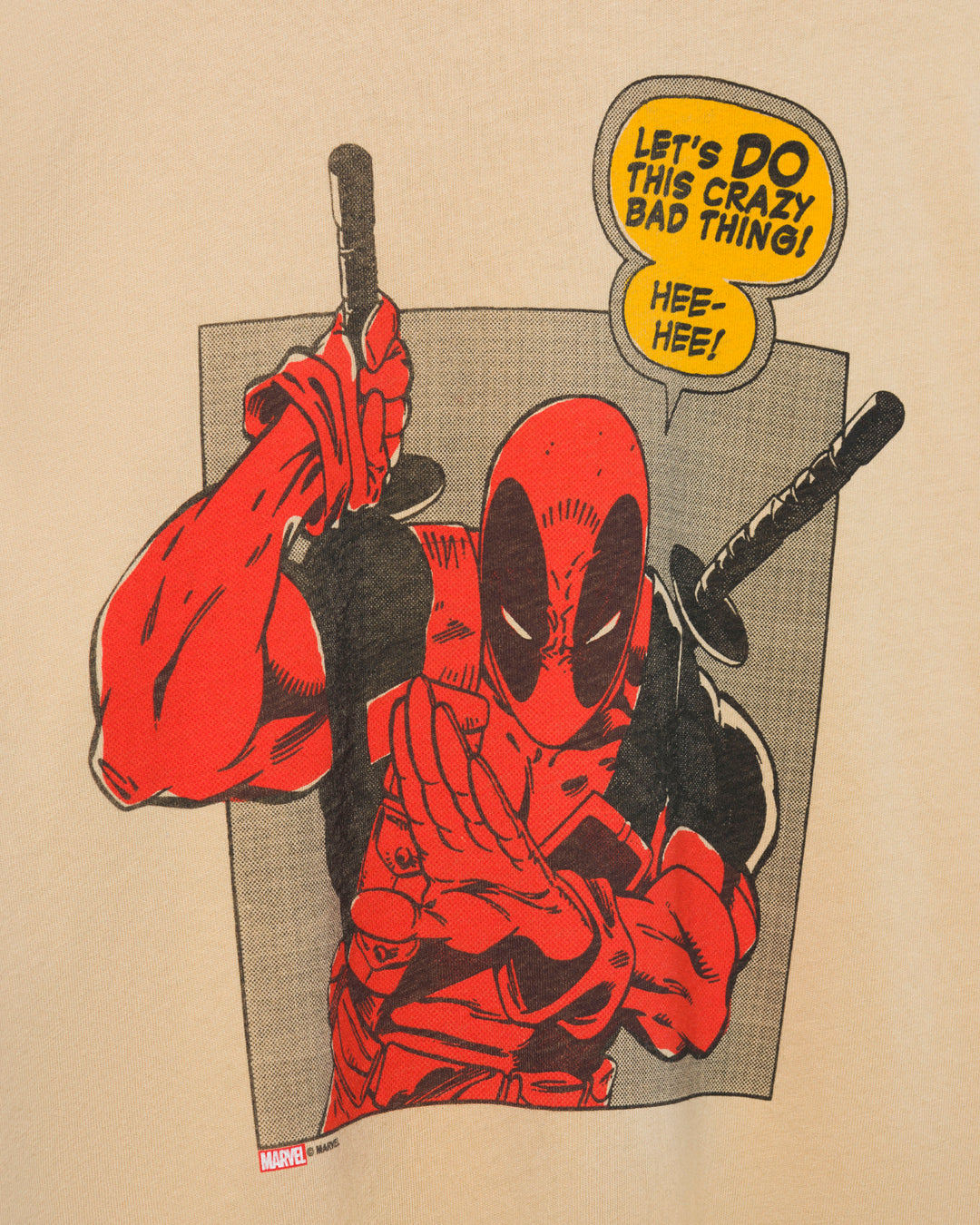 Deadpool Let's Do This Vintage Tee